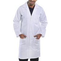 Beeswift Click Polycotton Warehouse Coat White Size 34 PCWCW34