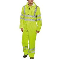 Beeswift Super B-Dri PU Breathable Coverall Saturn Yellow L PUC471SYL