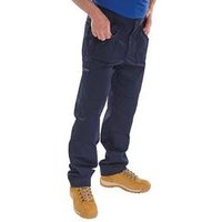 Beeswift Click Action Work Trousers Navy Blue 36T AWTN36T