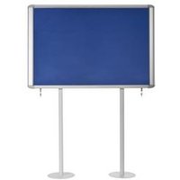 Bi-Office Mastervision Out Display Blue Sunken Post Top Hinged 15xA4