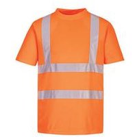 Portwest Eco High Visibility T-Shirt Short Sleeve Orange 4XL Pack of 6
