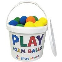 Playsense Lightweight Foam Balls Supplied in a Tub 7cm Assorted Pack