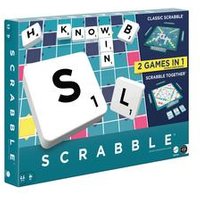 Mattel Scrabble Original Refresh 2 Games in 1 900 HWD43 Mattel Scrabble Original Refresh 2 Games in 1 900 HWD43
