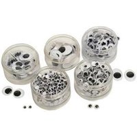 Stick On Wiggly Eyes Stack Pack Black White Pack 560