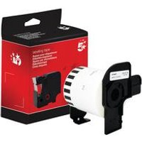 5 Non OEM Replacement Brother DK 22212 on White