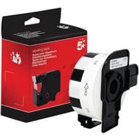 5 Star Black on White Labels for Brother QL Printers