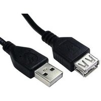 5 Star 1m USB 2.0 Extension Cable Type A Male to Female