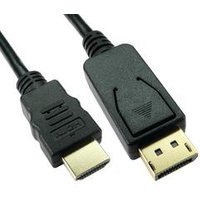 5 Star 1m DisplayPort to HDMI Cable