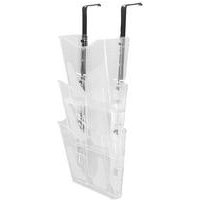 5 3 Pocket Wall Literature Holder A4 Portrait Wall Fixings