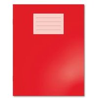 Hamelin Oxford Exercise Book 8mm Lined 80 Page 229x178mm Red Pack of