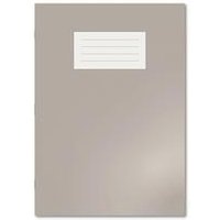 Hamelin Oxford Exercise Book 8mm Lined 80 Page A4 Grey Pack of 50