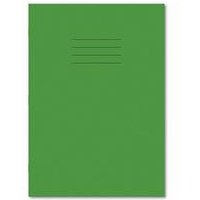 Exercise Book 8mm Lined 64 Page A4 Light Green