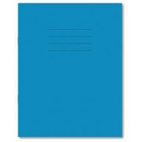 Exercise Book 8mm Lined 229x178mm Light Blue