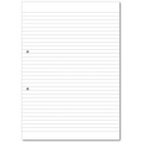Loose Paper 8mm Lined 1000 Page Punched 2 Hole A4