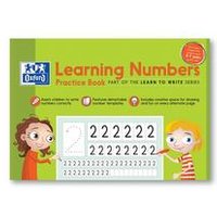Oxford Learn To Write Learning Numbers Book 32 Page A4 Pk 100