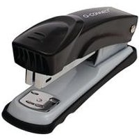 Q-Connect Half Strip Metal Stapler - Black