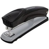 Q-Connect Full-Strip Metal Stapler - Black