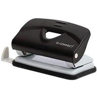 Q-Connect Lightweight Metal Hole Punch - Black