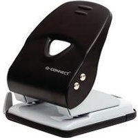 Q-Connect Heavy Duty Metal Hole Punch - Black
