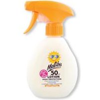 Malibu Kids SPF 50 Sun Lotion Trigger Spray 300ml