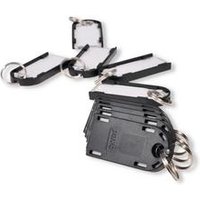 Pavo Magnettag Magnetic Key Fobs - Black (Pack of 10)