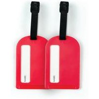 Status Travel Luggage Tags Red Pack of 2 SLUGGAGETAG2 STS19521