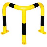 Med Duty Corner Protection Guard Indoor 600x500x500 YlwBlk FS780874