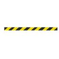 5 Star QueueMaster550 Stainless Steel Post Yellow/Black Chevron Pk 2