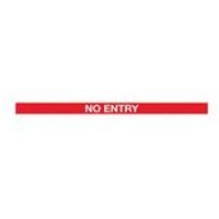 SafetyMaster 450 Red Post No Entry RedWhite 3.4m Pack of 2 FS615190