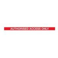 5 Star WallPro 400 Barrier Black Authorised Access Red/White