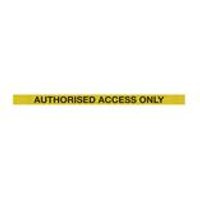 WallPro 450 Barrier Blk Authorised Access YlwBlk Belt 7.6m FS617163