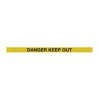 WallPro 450 Barrier Blk Danger Keep Out YlwBlk Belt 7.6m FS617262