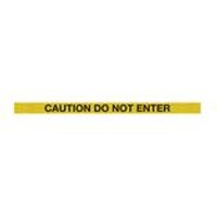 5 Star WallPro Barrier Yellow Caution Do Not Enter Yellow/Black 9.1m