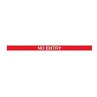 WallMaster 300 Barrier Blk with No Entry RedWht Belt 3m FS619358