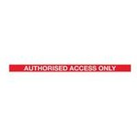 5 Star WallMaster 400 Barrier Yellow Authorised Access Red/White 4.6m