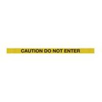 5 Star WallMaster Barrier Black Caution Do Not Enter Yellow/Black 7.6m