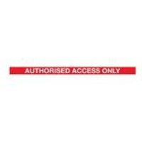5 Star WallMaster 450 Barrier Yellow Authorised Access Red/White 7.6m