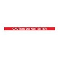 5 Star Back/End Barrier Black Caution Do Not Enter Red/White 3m