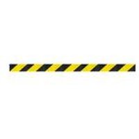 5 Star Magnetic Back/End Barrier Black with Yellow/Black Chevron 3m