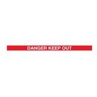 WallMaster300 Magn Back Barrier PChrome with Danger RedWht 3m FS627292