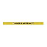 5 Star Back/End Barrier Yellow Danger Keep Out Yellow/Black 7.6m