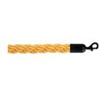 5 Star Braided Rope Gold 1.8m with Black Ends FS632647