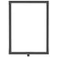 Standard Vertical A4 Sign Frame Black for Rope Barriers FS633040