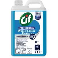 Cif Professional Concentrated Window + Glass Cleaner 2 Litres (Pack 2)