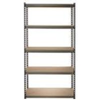 5 Star Heavy Duty 5 Tier Shelving Unit 1000 x 600 x 1800mm