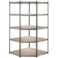 5 Star Heavy Duty 5 Tier Corner Shelving 1000 x 600 x 1800mm FS646781