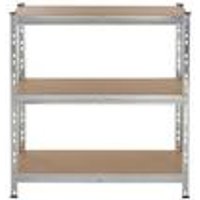 5 Star Heavy Duty Economy 3 Tier Shelving MDF Shelves 900x400x900mm