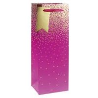 Eurowrap Pink Ombre Bottle Gift Bag - Pack of 6