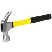 Rolson 16oz Fibreglass Shaft Claw Hammer (Pack of 6)