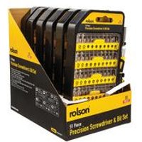 Rolson 51 Piece Precision Screwdriver and Bit Set